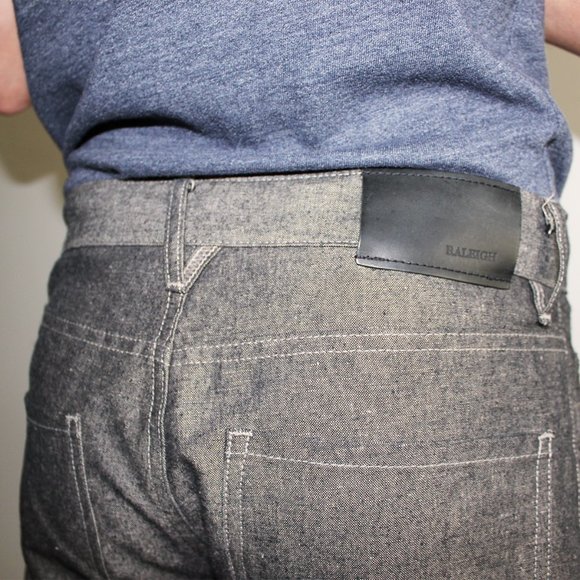 Raleigh Denim Men's Jones Straight Gray Jeans - Picture 4 of 6